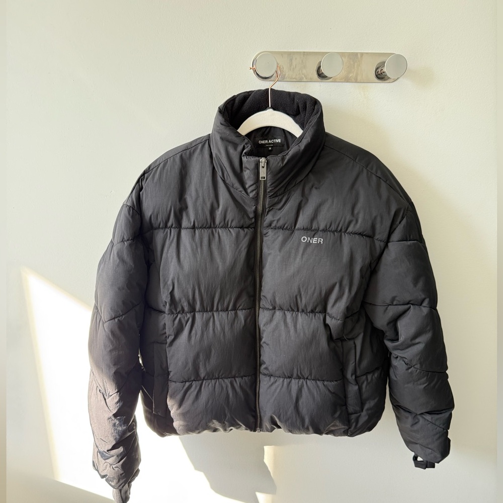 Oner Active Puffer Jacket in Black Size M